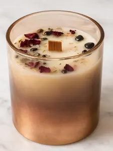 Lilith Ascends Dark Feminine Ritual Candle 11 oz Wooden Wick Reiki Infused Herbal Blend for Empowerment Transformation and Shadow Work