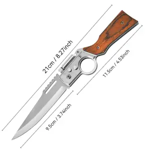 Ak-47 Folding Knife, Stone Wash Blade, Non-Slip Handle, Ideal for Hunting, Survival, Camping, Outdoor Activities, Tactical Knives, Perfect Gift