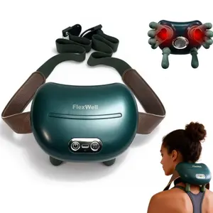 Neck Massager, equipped with heat function, provides deep kneading massage. Suitable for the neck, back, and legs. Perfect for home, car, and office use. An excellent choice as a Valentine's Day gift.