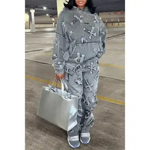 2026 Autumn Jogger Tracksuits For Women Sweat Suits Two Piece Pants Set 2 Pieces Ladies Hoodies Sweatshirt Coat Clothes