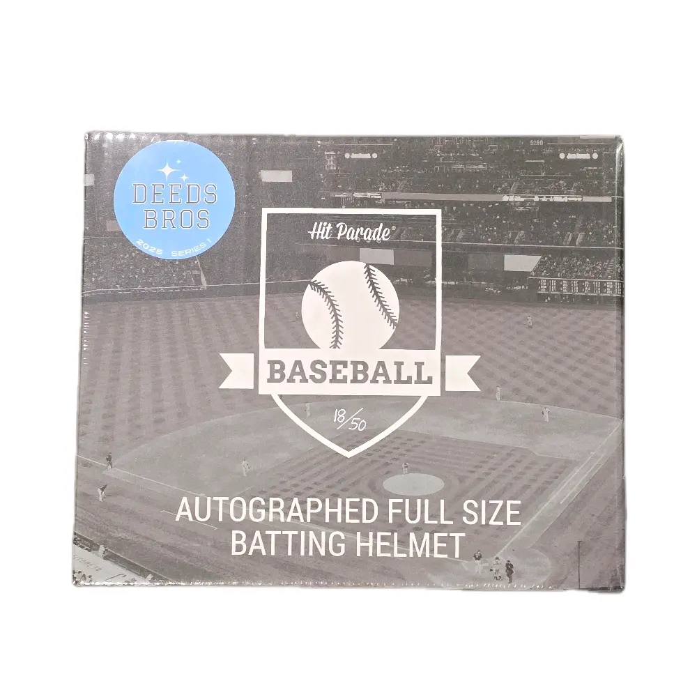 (3 teams) Full Size Batting helmet Break - 2025 Hit Parade Deedsbros autographed baseball helmet memorabilia break.  1 box per break. Pick your own team(s)