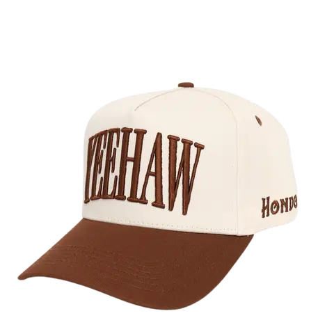 Brown Yeehaw Trucker | Trendy Trucker Hat | Hondo