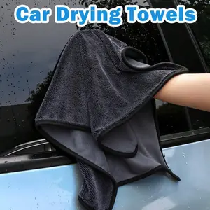 1 Count Shiny Wipes Shower Cleaning Cloths, Gray Streak Microfiber Bath Shower Towel, Absorbent Reusable Cleaning Cloths Car And Home