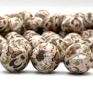 Bee Sweet & Bumble Printed Silicone Beads - Butterflies & Bees DIY Crafting