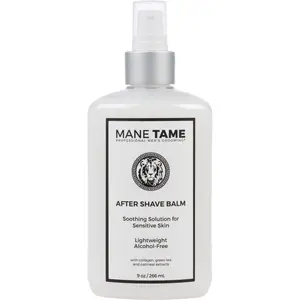 MANE TAME After Shave Balm 9oz - Soothing Solution for Sensitive Skin, Alcohol-Free, Lightweight Formula