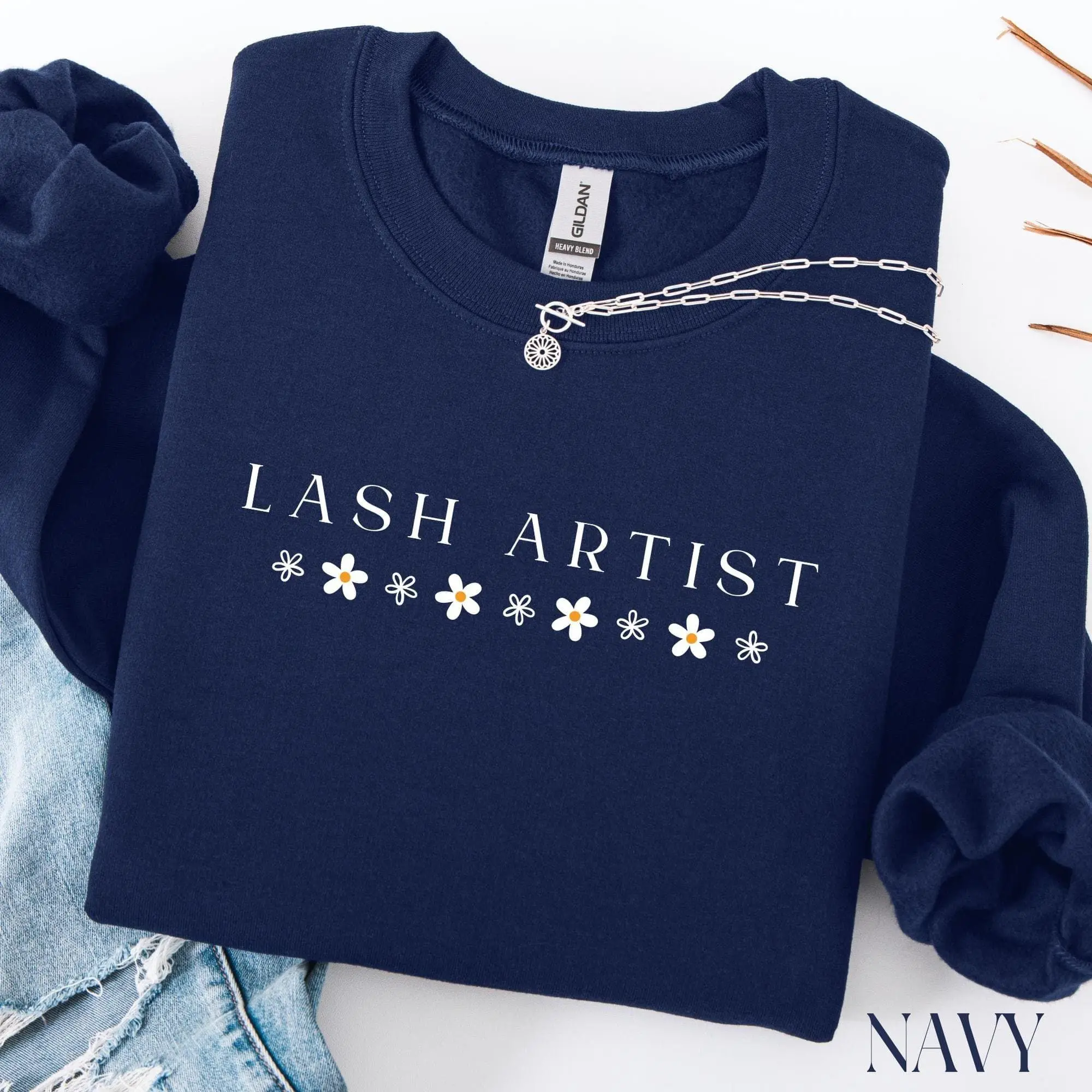 Lash Artist Sweatshirt, Eyelash Sweater, Lash Tech Gifts, Esthetician Crewneck
