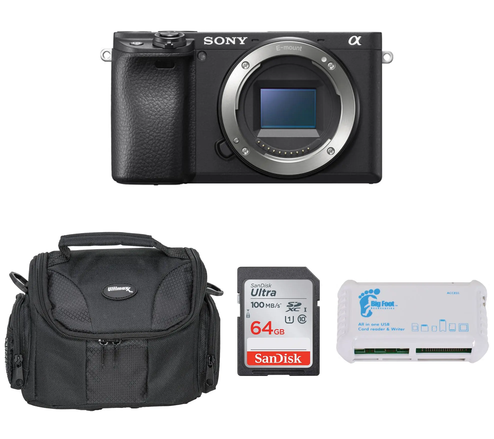 Sony Alpha a6400 Mirrorless Digital Camera BodyOnly Bundle Sony Alpha a6400 Mirrorless Digital Camera BodyOnly Bundle