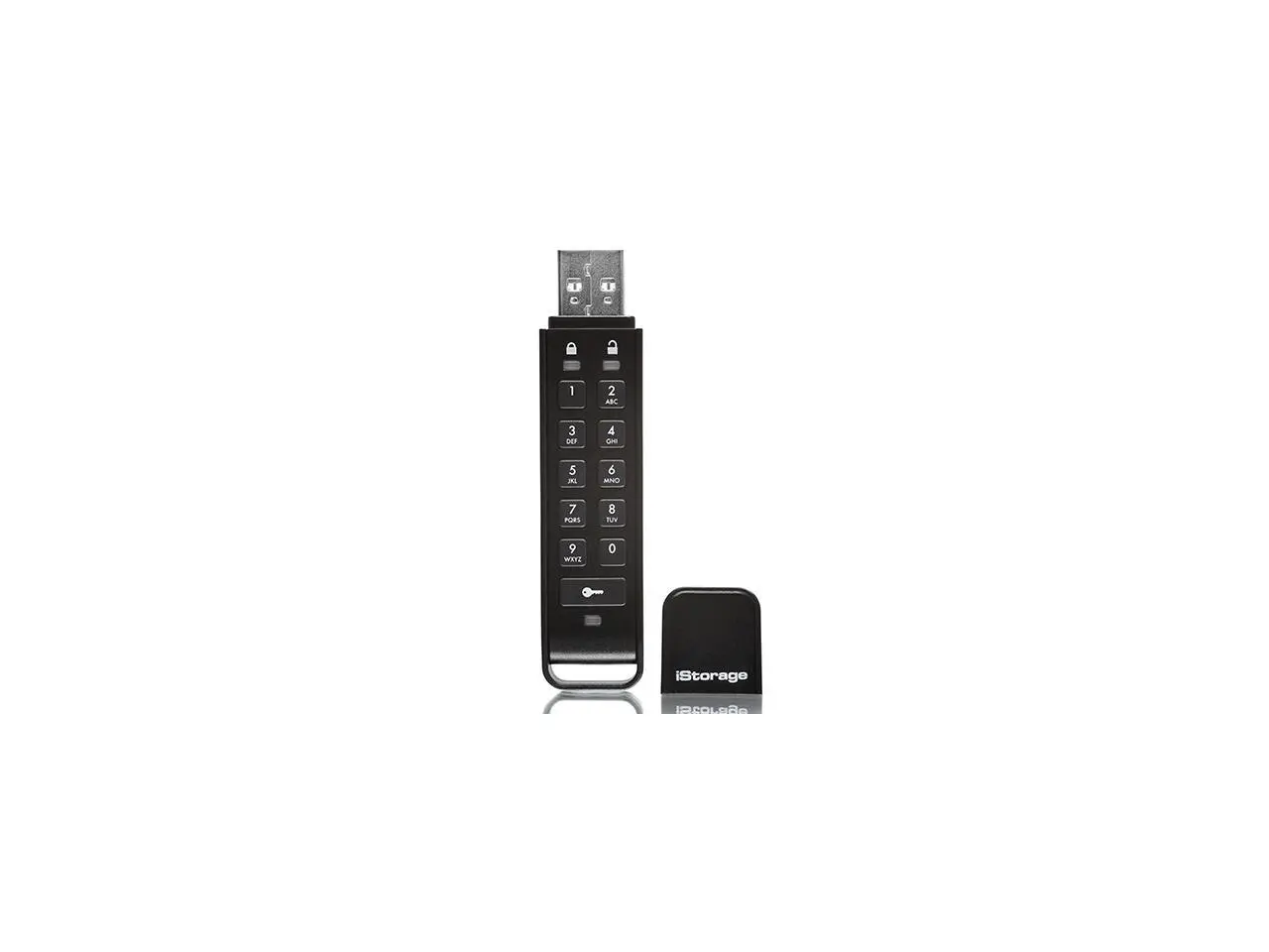 iStorage datAshur Personal2 64GB Hardware Encrypted USB 3.0 Flash Drive AES-XTS 256-bit (IS-FL-DAP3-B-64)