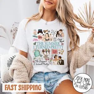 I Turned Pretty Movie Shirt, TSITP Trending Tee, Team Conrad or Jeremiah, Summer Romance Fan Gift Shirt
