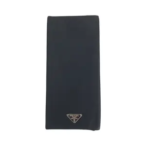 Pre-owned PRADA Nylon Small Leather Goods Long Wallet
