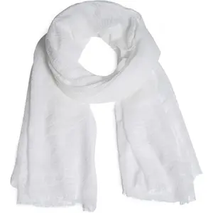 Women Summer Cotton Blend Crinkle  Soft Long Scarf Linen Beach Shawl Wrap
