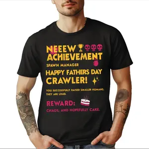 Father's Day - Dungeon Crawler Carl T-Shirt, New Achievement Father's Day Sweatshirt, DCC Fathers Gift, Matt Dinniman LitRPG Hoodie, Bookish Merch