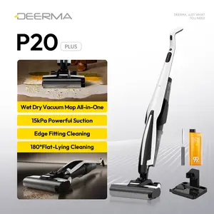 DEERMA P20 PLUS｜180° Flat-Lying 3-in-1 Floor Washer｜15kPa Powerful Suction with Self-Cleaning｜Bidirectional Hand-Simulated Self-Cleaning｜Perfect for Home, Sofa, Bed & Hard Floors
