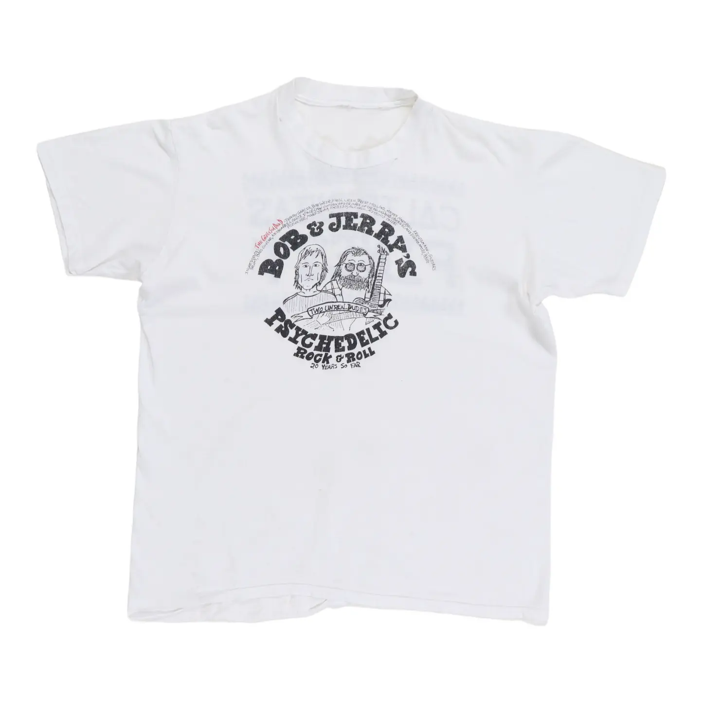 1985 Grateful Dead Bob & Jerry's Psychedelic Rock Shirt 000