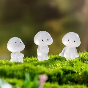 10 Piece Random Glow-in-the-Dark Mini Fantasy Elf Figurines - Resin Garden Decor, Garden Accessories for DIY Terrariums, Moss Landscapes, Car Dashboards & Desktops, Perfect Gift for Fantasy Lovers, Mystical Decorations