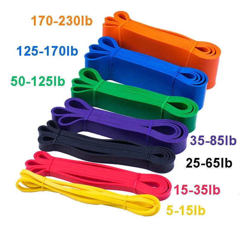 Exercise Resistance Bands Natural Latex Elastic Rubber Workout Fitness Equipment Expander Elastic Rubber Bands for Home Gym