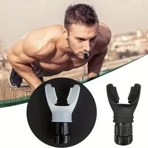 Adjustable Resistance Breathing Trainer, Portable Lung Capacity Enhancer, Fitness Training Device, Functional Exercise Tool, 1pc
