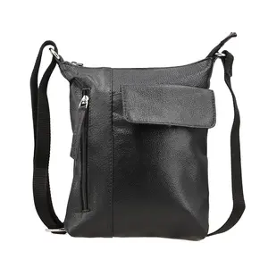 Genuine Leather Crossbody Bag with Multiple Pockets Christmas Gifts