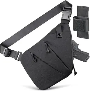 Tactical Crossbody Sling Bag,Concealed Carry Bag for Men Women,Anti Theft Crossbody Bags, CCW Bags EDC Carry