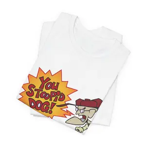You Stupid Dog Retro 1980s 1990s Shirt, Educational Television Tee, Cartoon TV Show Shirt