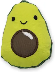 Catstages Lil' Avocato Dental Health Catnip Cat Chew Toy - Suitable for Small Dogs, Soft Material, Easy to Clean gall fruit