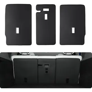 BASENOR Rear Seat Back Cover for 2026 2025 Tesla Model Y Juniper 5 Seats All Weather Seatback Liner Backrest Mats Pet Dog Friendly Model Y Accessories 3PCS (Standard/Premium/Performance)