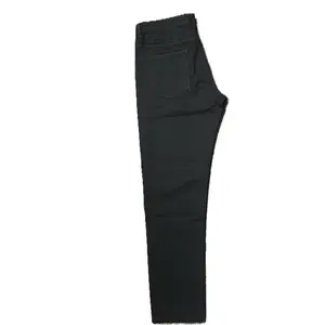 Men's Straight Skinny Fit Denim Jeans - Casual Black Color Comfortable Fit