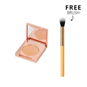 Colored Clay CC Undereye Corrector, Color Corrector for DarkCircles with Brush, CC Undereye Corrector, Conceal & BrightenDark Circles, Under Eye Hydrating Concealer for Women