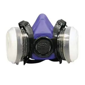 SAS Safety 8661-92 Bandit Halfmask Respirator- OV Cartridge with N95 Filter - Medium