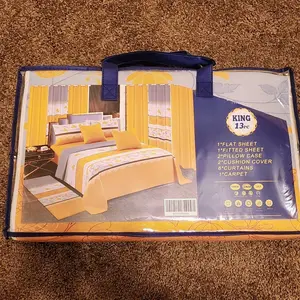 Luxury 13-Piece King Size Bedding Set – Complete Bedroom Makeover