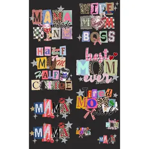 MAMA NEEDS WINE (1) PREMADE GANGSHEET - 22X36 DTF TRANSFERS - DIRECT TO FILM