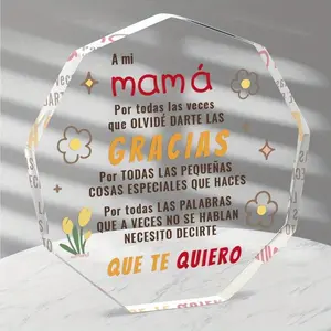 Gift for Mom in Spanish, Regalos Para Mama, Dia de la Madre Regalos, Spanish Mom Gifts from Daughter Birthday Gifts for Mother, Regalo dia de la madre Decoration Signs
