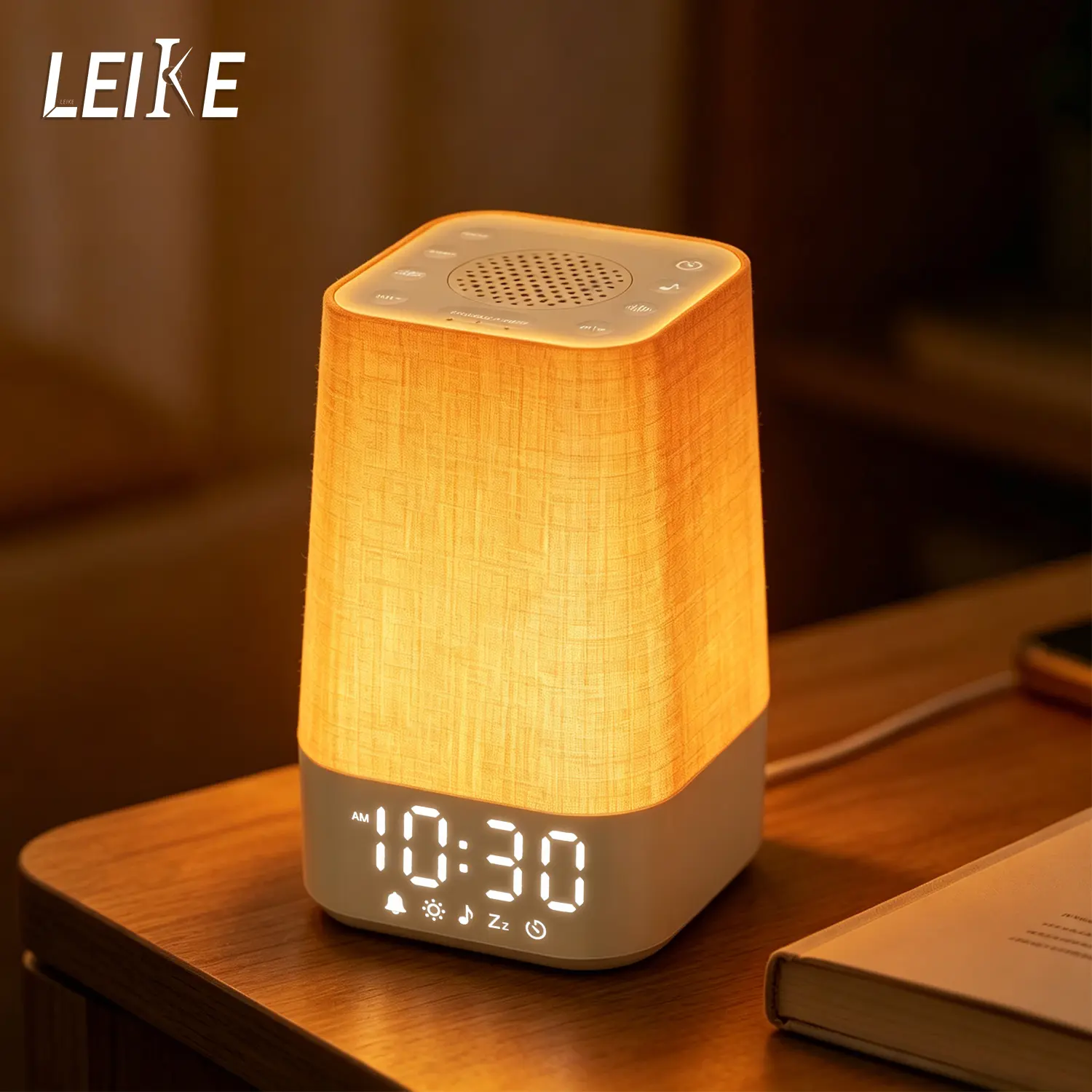 Sunset Alarm Clock, Upgraded Sunrise Wake Up Light Clock with Sunrise and Sunset Simulation, Bedside Digital Clock with Snooze, 30 Built-in Melodies, Nightstand Table Clock for Home Decor fathersdaygiftideas