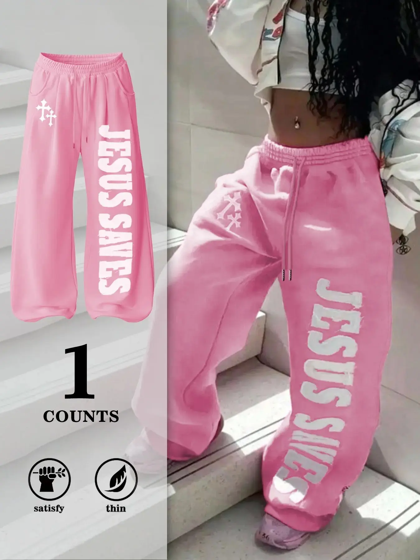 Women's Letter Print Casual Fitted Long Pants, All Season Pants, Casual Summer Pants, Comfortable Daily Wear, Natural Versatile Texture, Outdoor Simple Style, Urban Youth Travel Fashion, Womenswear
