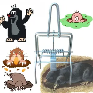 Strong Spring Clips, Effective Pest Control, Efficient Mouse Trap, Durable Rust-Resistant, Protects Farmland, Outdoor Farm Garden Field Use