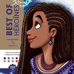 #1 - Disney Color by Numbers Coloring Book for Children and Adults - heroineCover number books Adult
