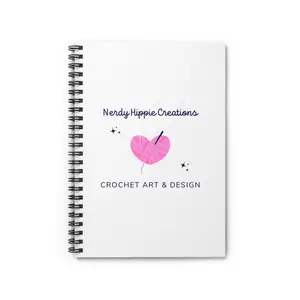 Crafty NHC Logo Spiral Notebook for Craft Lovers, Journal for Artists, Cute Stationery Gift for Students, Ideal for Note-taking, [...]