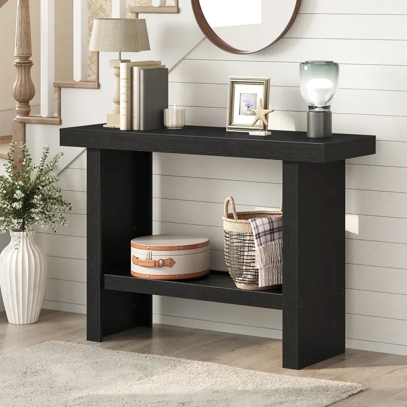 MAHANCRIS 39.4'' Console Table, Entryway Table, Narrow Sofa Table Behind The Couch, Modern Foyer Tables for Hallway, Entrance, Living Room, Corridor #SummerVibes#DealsforYouDays #SummerGarden
