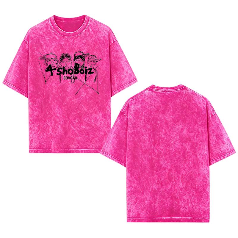 [EOVCAU][Sale Up To 60%]Lngshot Kpop Boy Group Shirt, Gen 5 Kpop shirt, Kpop Inspired T-Shirt, Gift for Women Men，4shoBoiz Vintage Acid Wash Oversized Tee - Streetwear Hip-Hop Sketch Graphic T-Shirt，Y2K Aesthetic Rap Group Graphic Tee #HipHopStreetwear