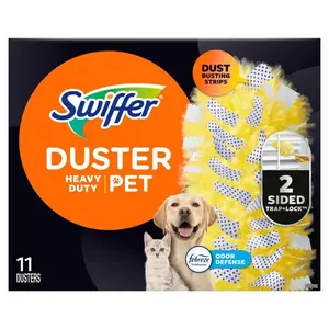 Heavy Duty Pet Febreze Odor Defense Multi-Surface Duster Refills (11-Count)