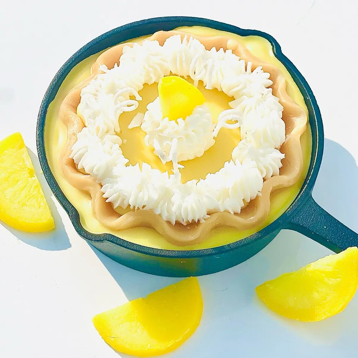 Lemon Meringue Pie Skillet Candle