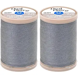 2-Pack -    Dual Duty XP Heavy Thread, 125-Yard, Slate