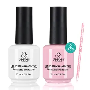 Beetles Liquid Latex for Nail- Peel off Nail Polish Cuticle Guard with Plastic Nail Care Stick Nails Design Air-Dry Liquid Latex Barrier for Protector Fingers Beetles Liquid Latex for Nail- Peel off Nail Polish Cuticle Guard with Plastic Nail Care Stick Nails Design Air-Dry Liquid Latex Barrier for Protector Fingers