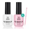 Beetles Cold Resistant Liquid Latex Nail Kit Set (2*15ml) - Peel-Off Air-Dry Cuticle Guard, Plastic Care Stick, Easy to Use for DIY Home Nails, Marbling, Gradient, Gel/Quick-Remove Polish Compatible, Friendly Customer Service