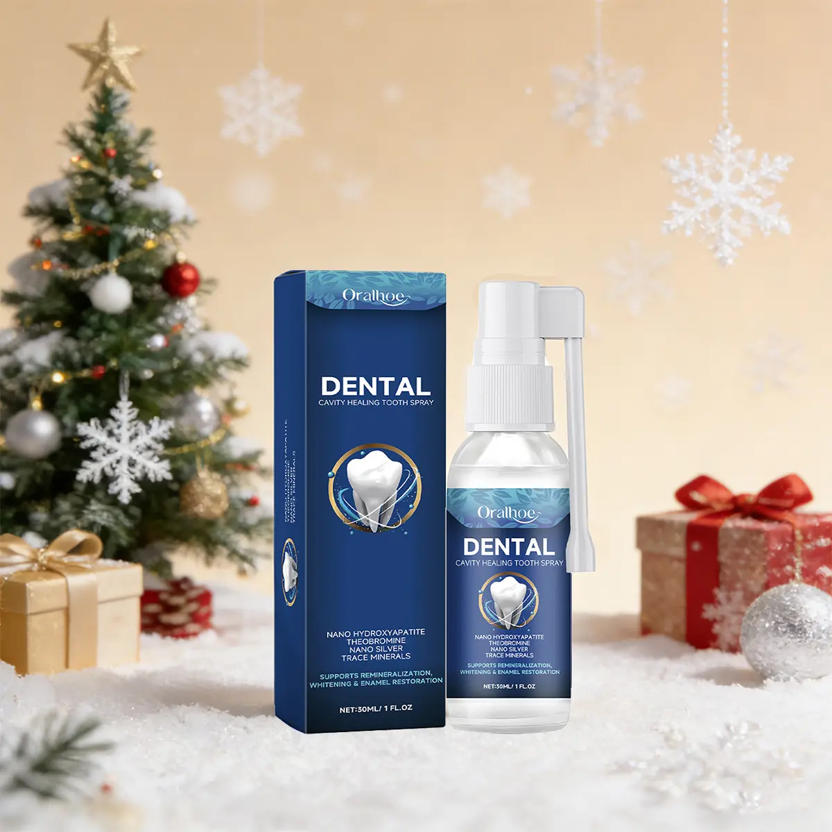 Oralhoe Dental Care Spray Nurtures dental hygiene, reduces stains Naturally clean, fresh, and brightly polished teeth。