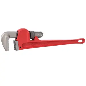 Donext Heavy-Duty 24/36/48-inch Pipe Wrench, Adjustable Straight Design, Reliable Durable Cast Steel for Long-Lasting Pipe Maintenance