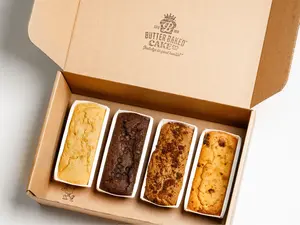 Butter Baked Cake Co Loaf Cake - Zero Sugar Low Carb Gluten Free & Seed Oil Free - 1 lb Decadent Snack Dessert Cake