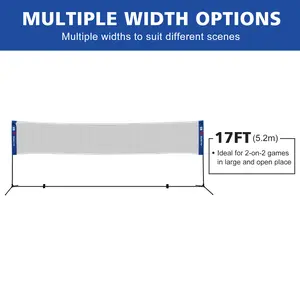 Portable Badminton Net — Multifunctional, foldable, standard size, suitable for indoor and outdoor sports—ideal for volleyball and tennis training