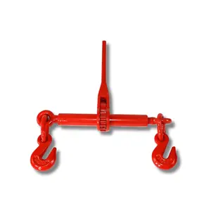 Steel Ratchet Chain Binder, Compatible with 3/8"-1/2" Chains, G70/G80 Grade