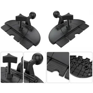 CD Slot Car Mount 17mm Ball Adapter for GPS CarPlay Screen Phone Holder Universal Fit 4 to 11 Inch Devices Stable and Easy to Install